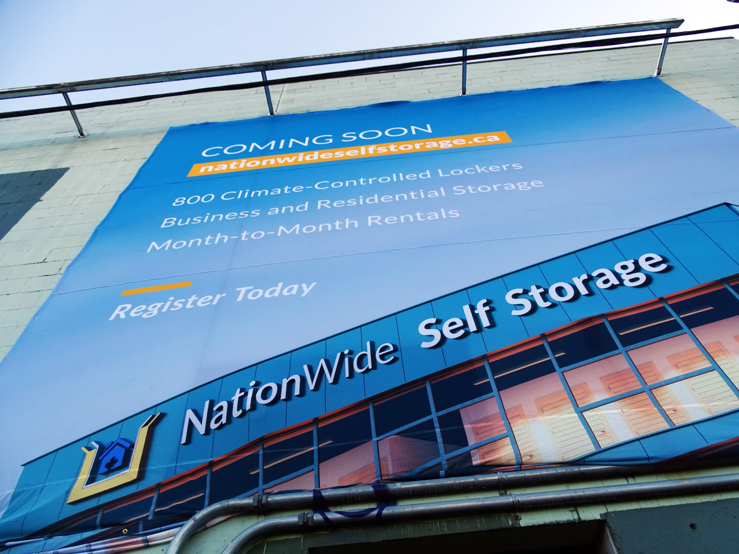 Banner Installed for NationWide East Pender Property