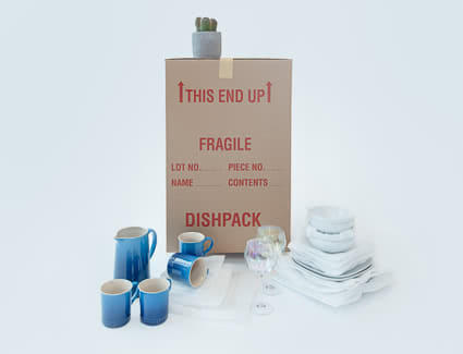 Dish fragile box can keep your glass and dishes safe
