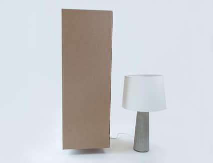 Lamp box to help you protect your lamp while you moving out or storage in self storage