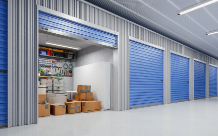 visual image of self-storage units