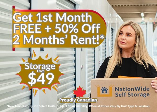 Self-storage deals Downtown Vancouver